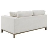 Geneva Boucle Upholstered Sectional Chaise Sofa Sand - Tampa Furniture Outlet