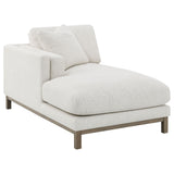 Geneva Boucle Upholstered Sectional Chaise Sofa Sand - Tampa Furniture Outlet