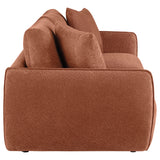 Elysia Fabric Upholstered Modular Lounge Loveseat Coral