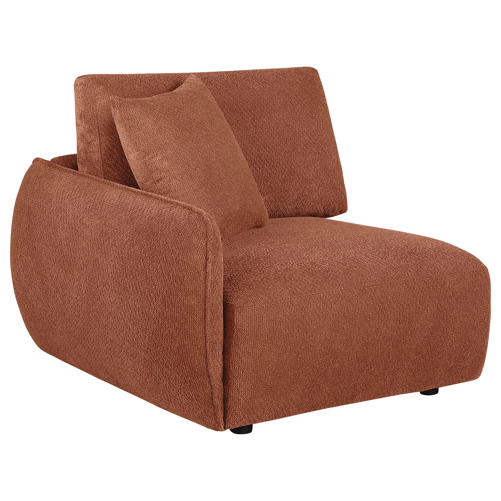 Elysia 6-piece Fabric Upholstered Modular Sectional Sofa Coral