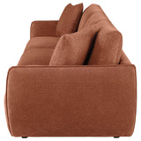 Elysia Fabric Upholstered Modular Lounge Sofa Coral