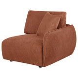 Elysia Fabric Upholstered Modular RAF Chair Coral