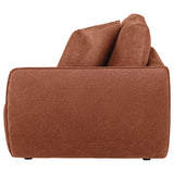 Elysia Fabric Upholstered Modular RAF Chair Coral