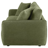 Elysia Fabric Upholstered Modular Lounge Loveseat Green