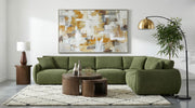 Tampa Furniture Outlet - Coaster - Elysia 6-piece Fabric Upholstered Modular Sectional Sofa Green - 551895-SET