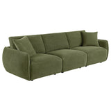 Tampa Furniture Outlet - Coaster - Elysia Fabric Upholstered Modular Lounge Sofa Green - 551895-SOFA