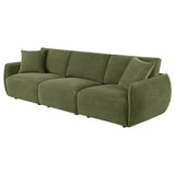 Elysia Fabric Upholstered Modular Lounge Sofa Green