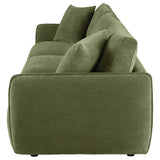 Elysia Fabric Upholstered Modular Lounge Sofa Green