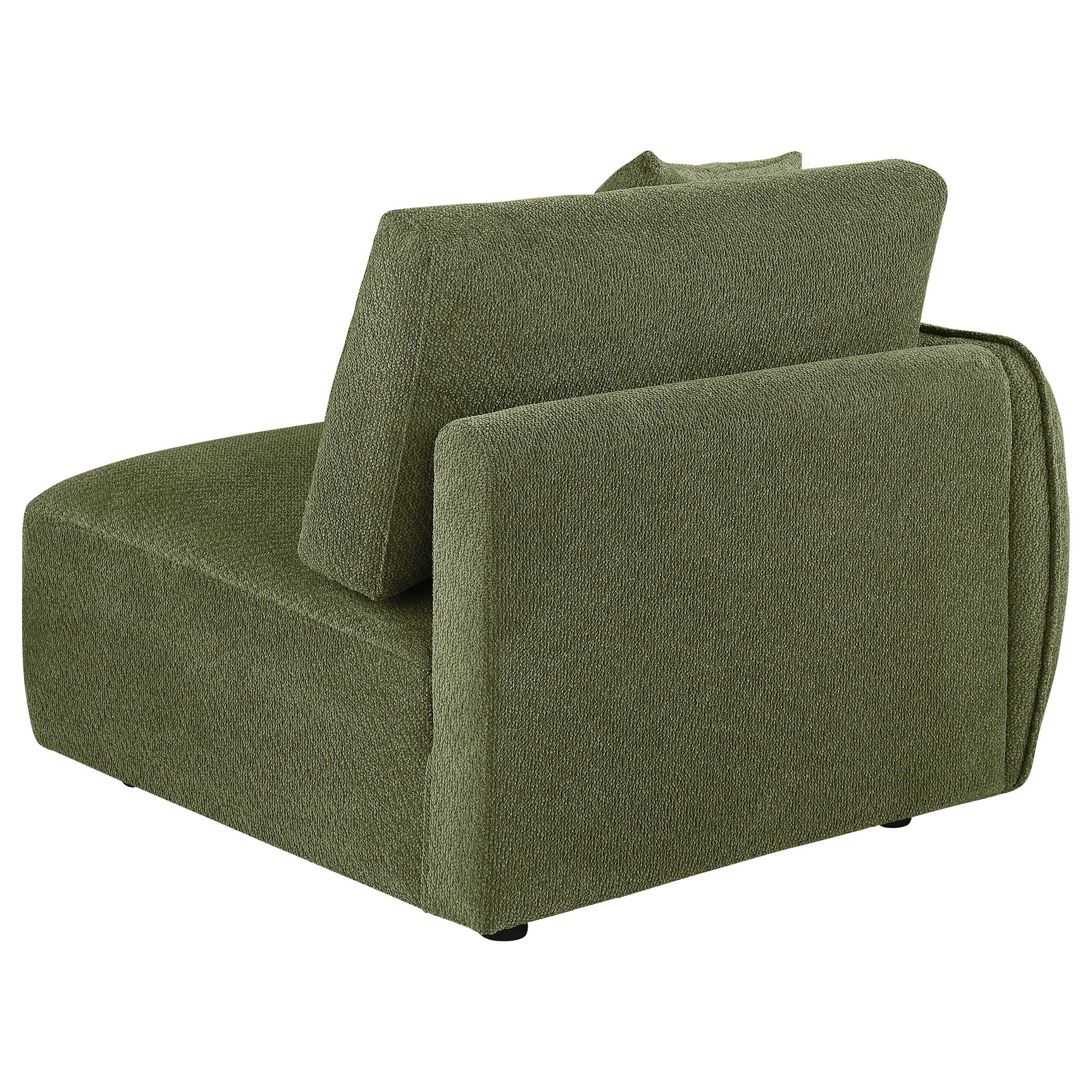 Elysia Fabric Upholstered Modular LAF Chair Green
