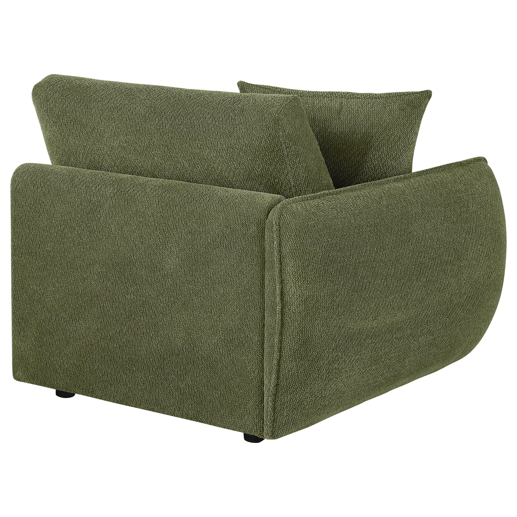Elysia Fabric Upholstered Modular LAF Chair Green
