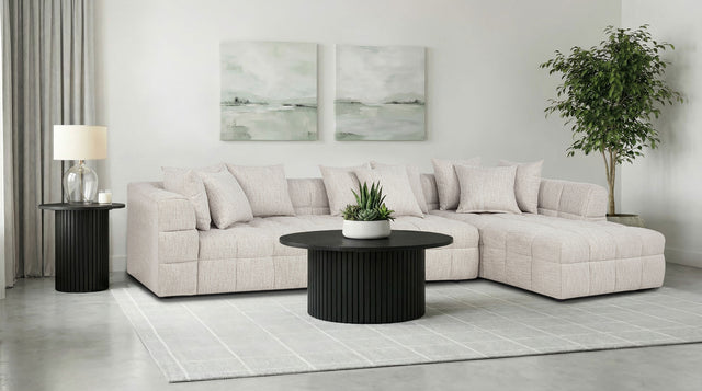 Tampa Furniture Outlet - Coaster - Amara 3-Piece Upholstered Sectional Sofa - 551911-SETA