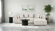 Tampa Furniture Outlet - Coaster - Amara 2-Piece Upholstered Sectional Sofa - 551911-SETB