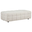 Tampa Furniture Outlet - Coaster - Amara Upholstered Ottoman - 551913