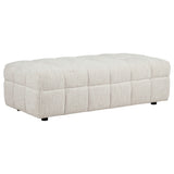 Tampa Furniture Outlet - Coaster - Amara Upholstered Ottoman - 551913