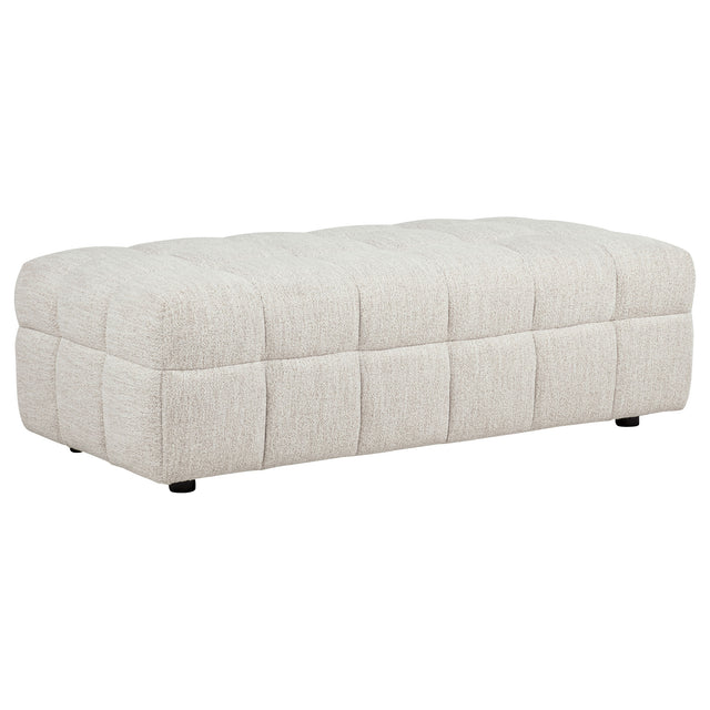 Tampa Furniture Outlet - Coaster - Amara Upholstered Ottoman - 551913