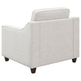 Christine 3-piece Upholstered Sloped Arm Sofa Set Beige - Tampa Furniture Outlet