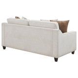 Christine Upholstered Sloped Arm Sofa Beige - Tampa Furniture Outlet