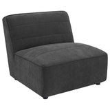 Sunny 6-piece Upholstered Modular Sectional Sofa Charcoal - Tampa Furniture Outlet