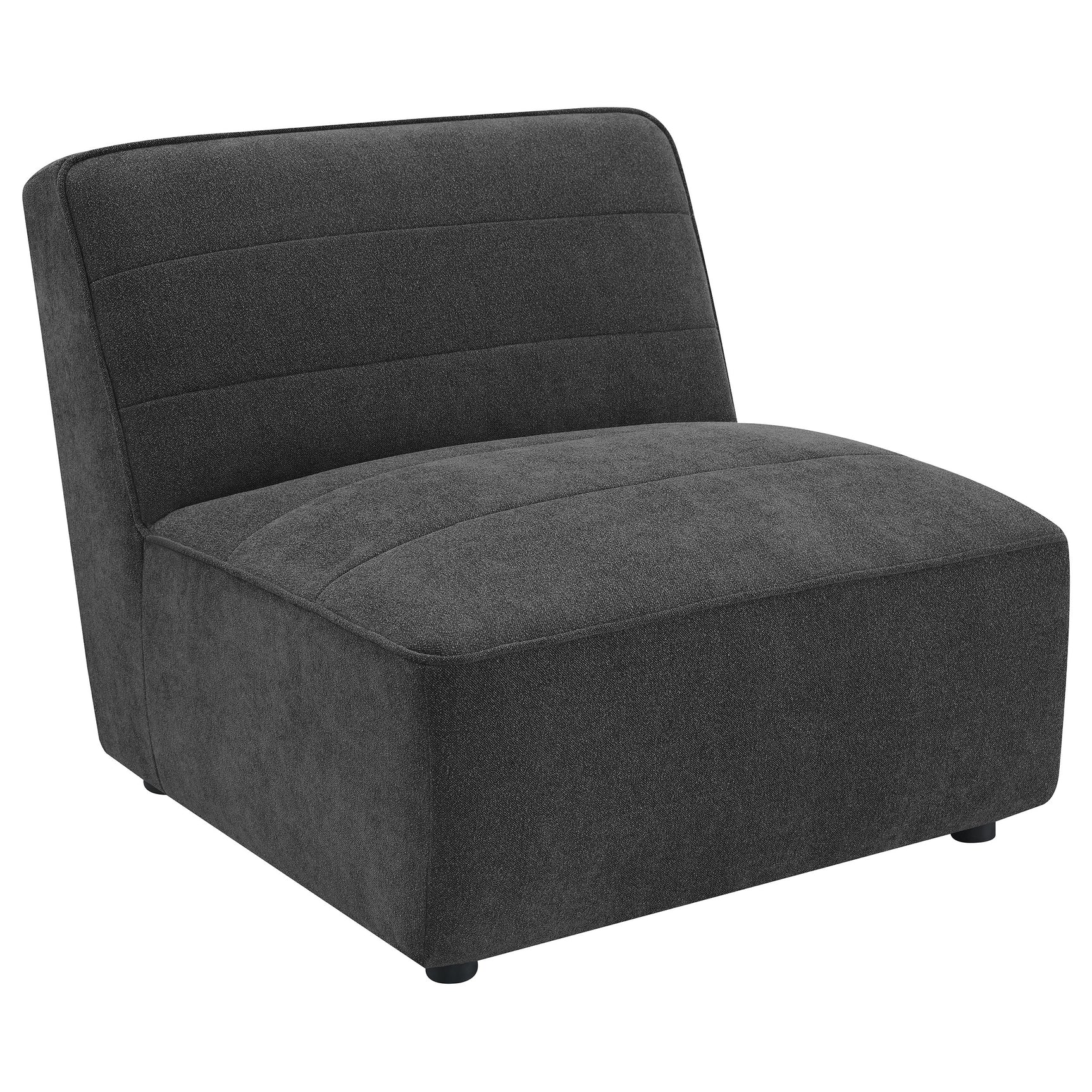 Sunny 6-piece Upholstered Modular Sectional Sofa Charcoal - Tampa Furniture Outlet