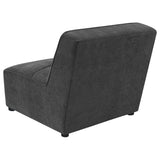 Sunny 6-piece Upholstered Modular Sectional Sofa Charcoal - Tampa Furniture Outlet