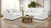 Tampa Furniture Outlet - Coaster - Ashlyn 2-piece Upholstered Track Arm Sofa Set Sand - 552091-S2