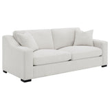 Tampa Furniture Outlet - Coaster - Ashlyn Fabric Upholstered Track Arm Sofa Sand - 552091