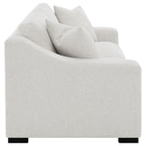 Ashlyn Fabric Upholstered Track Arm Sofa Sand