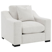 Tampa Furniture Outlet - Coaster - Ashlyn Fabric Upholstered Track Arm Accent Chair Sand - 552093