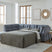 Tampa Furniture Outlet - Ashley Furniture - Marleton Sectional - RAF 2-Piece Sleeper Sectional with Chaise / Denim - 55303S3