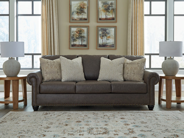 Tampa Furniture Outlet - Ashley Furniture - Roxmere Living Room - Sofa / Umber - 5550338