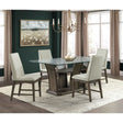 Dapper - Rectangular Dining 5 Piece Set (Table And Four Chairs) - Walnut - Tampa Furniture Outlet