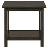 Rachelle 3-piece Rectangular Coffee Table Set Deep Merlot - Tampa Furniture Outlet