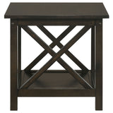 Rachelle 3-piece Rectangular Coffee Table Set Deep Merlot - Tampa Furniture Outlet