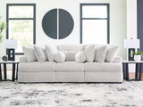 Tampa Furniture Outlet - Ashley Furniture - Cuddle Plush Sectional - RAF 3-Piece Sectional / Arctic - PC59106S5