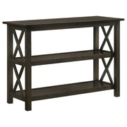 Tampa Furniture Outlet - Coaster - Rachelle 2-shelf Wood Entryway Console Table Deep Merlot - 5910
