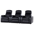 Tampa Furniture Outlet - Coaster - Cyrus 3-piece Upholstered Home Theater Seating - 600001-S3B