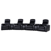 Tampa Furniture Outlet - Coaster - Cyrus 7-piece Upholstered Home Theater Seating - 600001-S4A