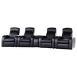 Tampa Furniture Outlet - Coaster - Cyrus 5-piece Upholstered Home Theater Seating - 600001-S4B