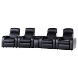 Tampa Furniture Outlet - Coaster - Cyrus 5-piece Upholstered Home Theater Seating - 600001-S4B