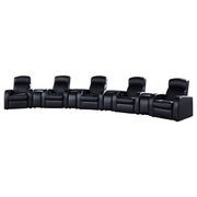 Tampa Furniture Outlet - Coaster - Cyrus 9-piece Upholstered Home Theater Seating - 600001-S5A