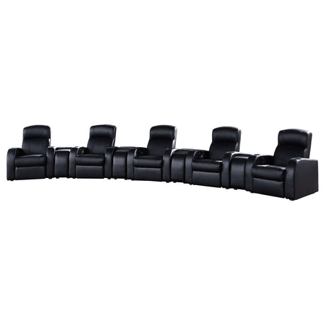 Tampa Furniture Outlet - Coaster - Cyrus 9-piece Upholstered Home Theater Seating - 600001-S5A