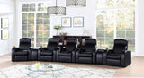Cyrus 7-piece Upholstered Home Theater Seating - Tampa Furniture Outlet