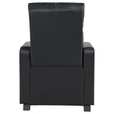 Toohey Upholstered Tufted Recliner Living Room Set Black - Tampa Furniture Outlet