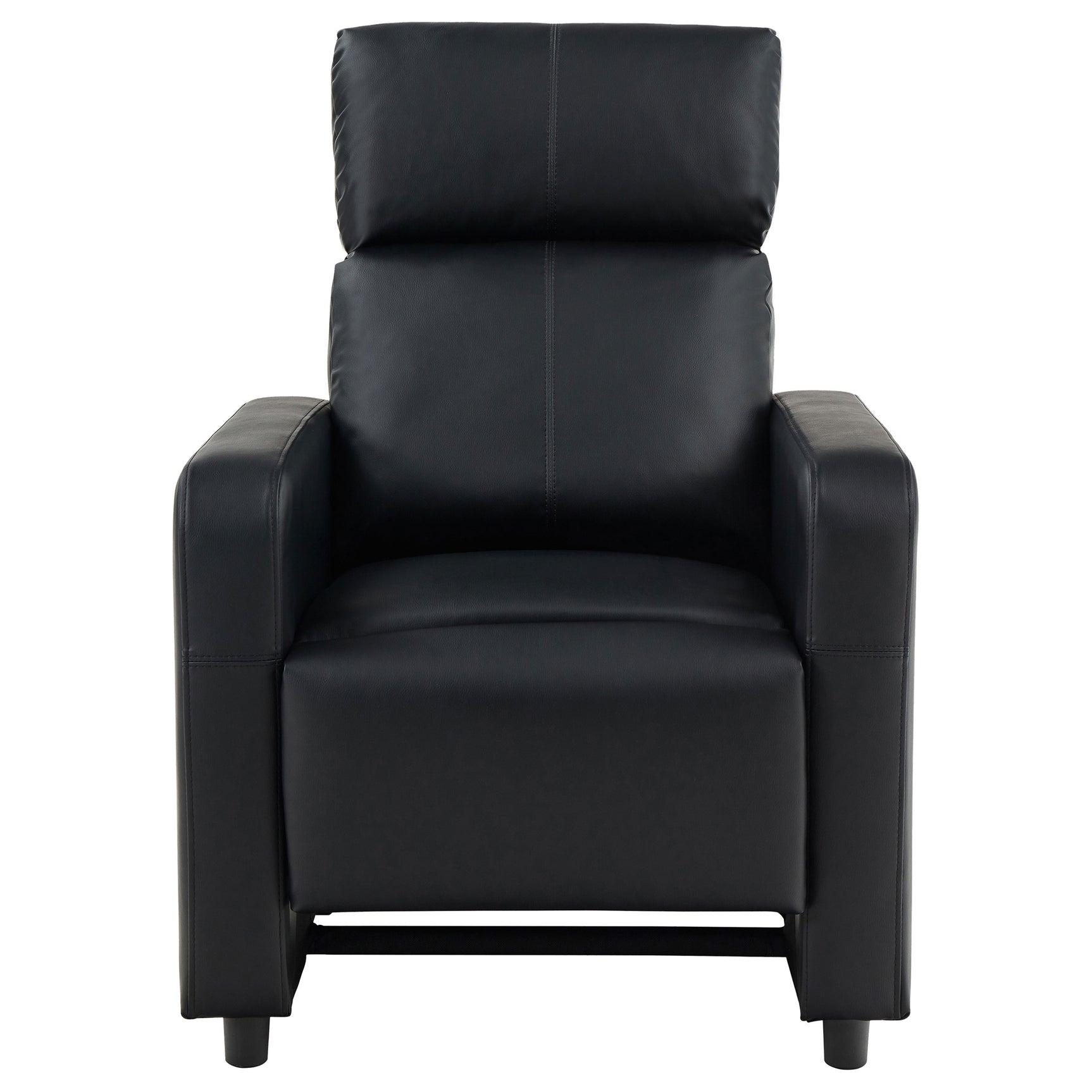 Toohey Upholstered Tufted Recliner Living Room Set Black - Tampa Furniture Outlet