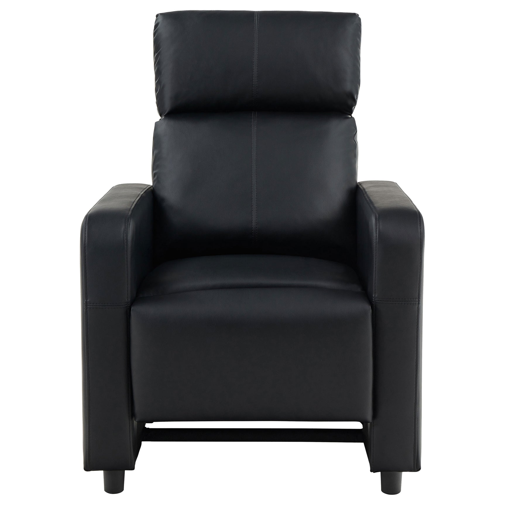 Toohey Upholstered Tufted Recliner Living Room Set Black - Tampa Furniture Outlet