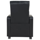 Toohey Upholstered Tufted Recliner Living Room Set Black - Tampa Furniture Outlet