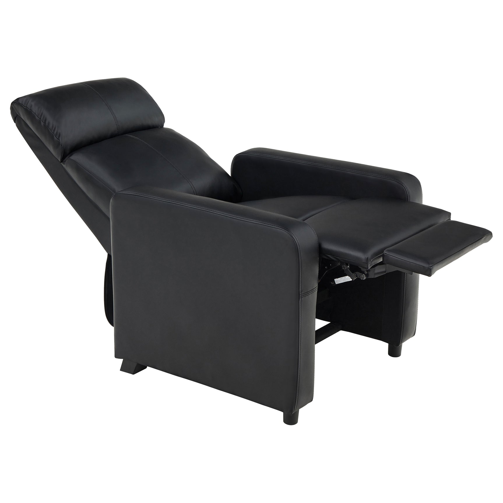 Toohey Upholstered Tufted Recliner Living Room Set Black - Tampa Furniture Outlet