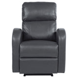 Grant Upholstered Power Recliner Chair Grey - Tampa Furniture Outlet