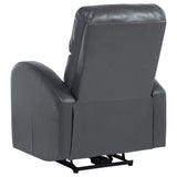 Grant Upholstered Power Recliner Chair Grey - Tampa Furniture Outlet