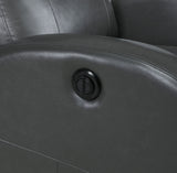 Grant Upholstered Power Recliner Chair Grey - Tampa Furniture Outlet